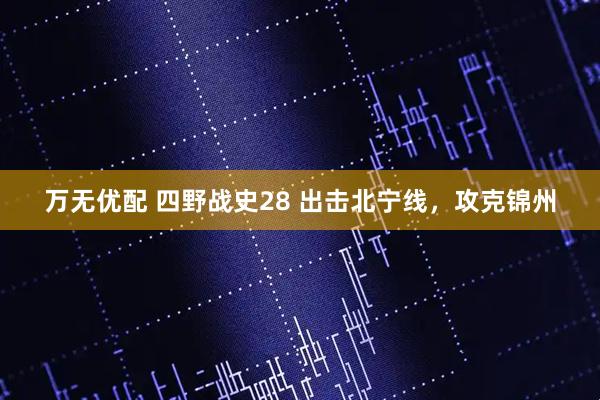 万无优配 四野战史28 出击北宁线，攻克锦州